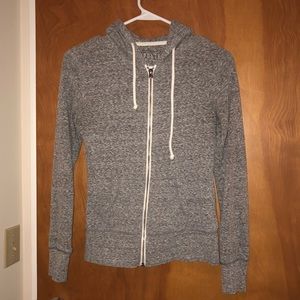 Aeropostale zip up jacket. Grey size Small